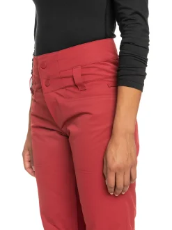 Roxy Snow-Broeken*Diversion 2022 - Geisoleerde Snowbroek Voor Dames Brick Red