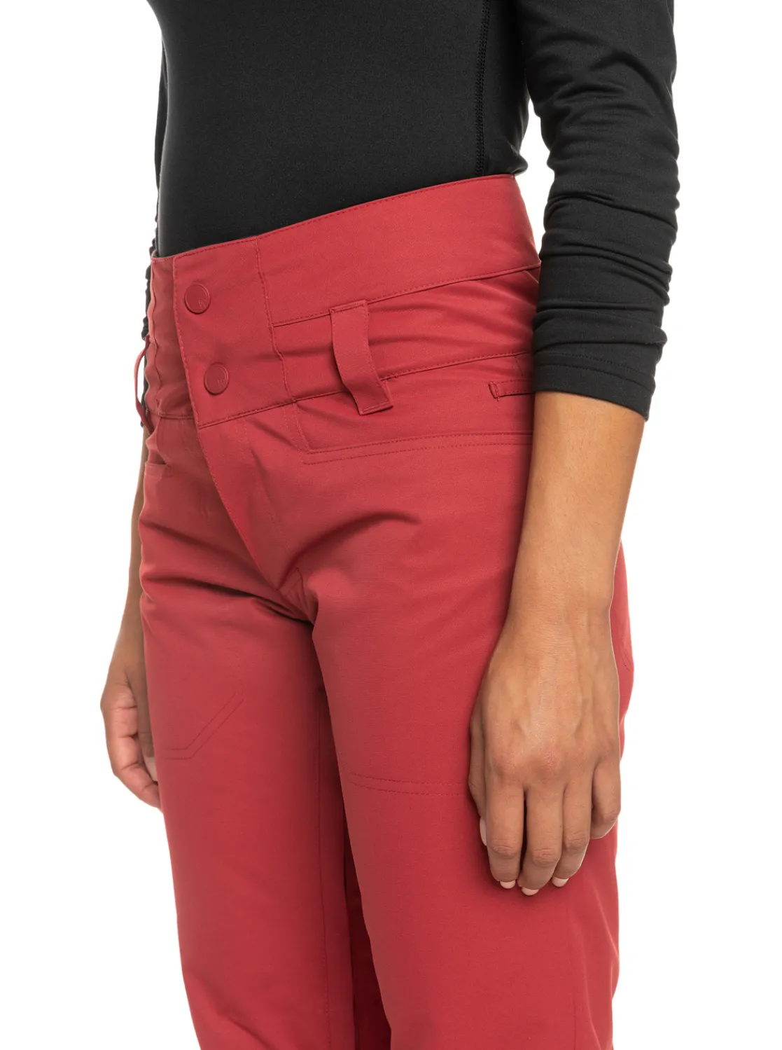 Roxy Snow-Broeken*Diversion 2022 - Geisoleerde Snowbroek Voor Dames Brick Red