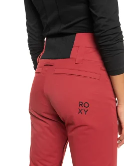 Roxy Snow-Broeken*Diversion 2022 - Geisoleerde Snowbroek Voor Dames Brick Red