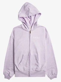 Roxy Sweatshirts & Hoodies*Dont Go Yet - Hoodie Met Rits Voor Meisjes 10-16 Pastel Lilac