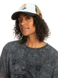 Roxy Hoeden & Petten*Donut Spain - Trucker Cap Voor Dames Anthracite Flower Jammin
