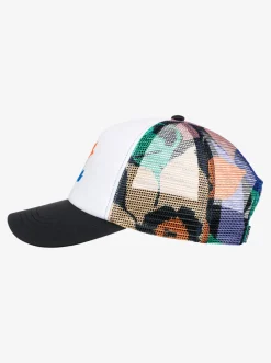 Roxy Hoeden & Petten*Donut Spain - Trucker Cap Voor Dames Anthracite Flower Jammin