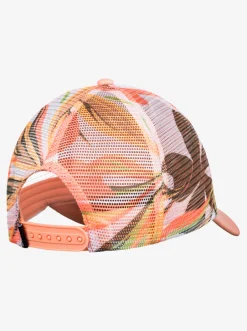 Roxy Hoeden & Petten*Donut Spain - Trucker Cap Voor Dames Bright White Subtly Salty Mult