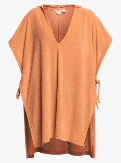 Roxy Jurken*Drinking Papaya - Bedekkende Poncho Voor Dames Cork