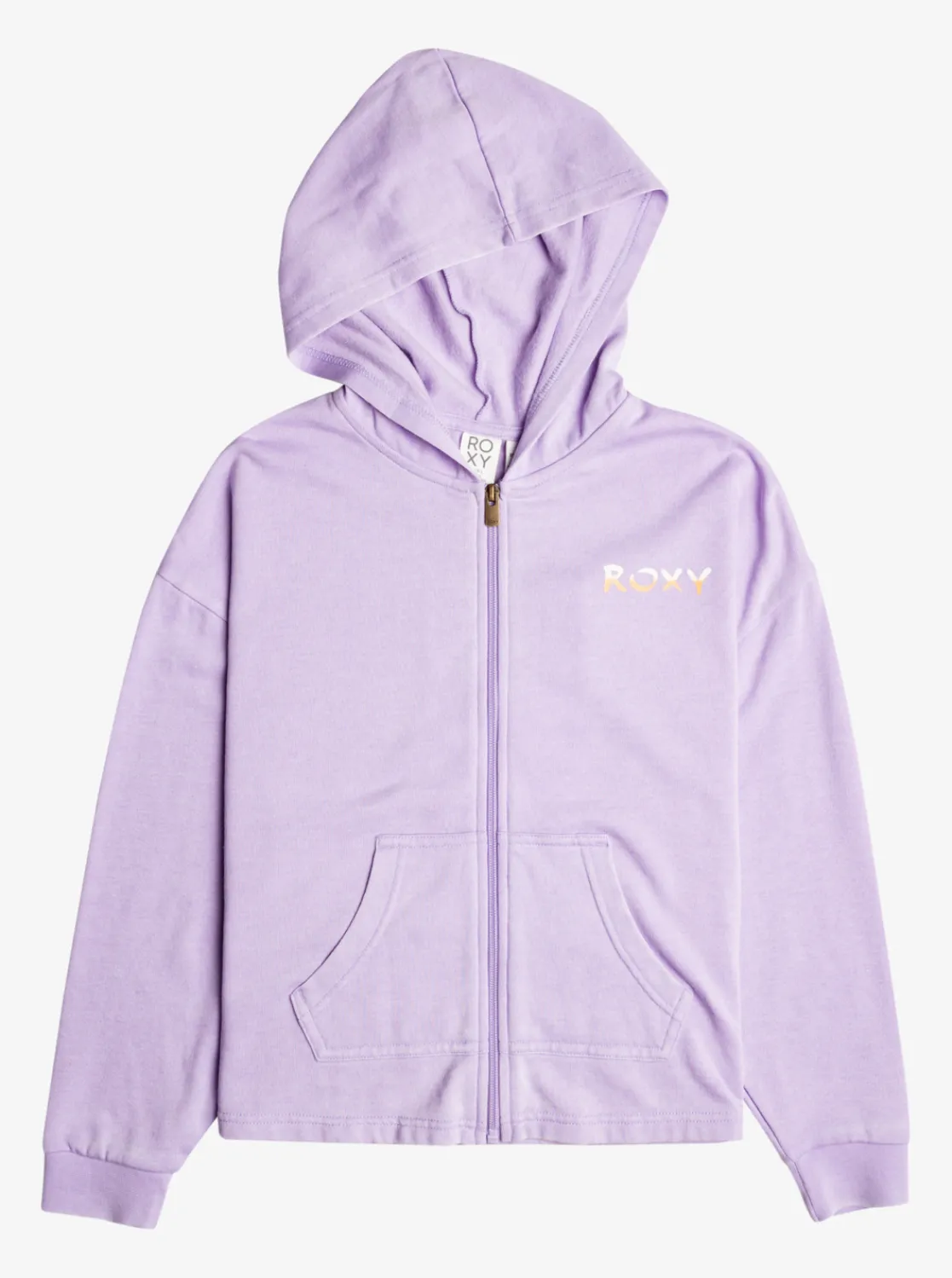 Roxy Sweatshirts & Hoodies*Early In The Morning - Oversized Hoody Met Rits Voor Meisjes 4-16 Purple Rose