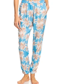 Roxy Badkleding*Easy Peasy - Strandbroek Voor Dames Azure Blue Palm Island