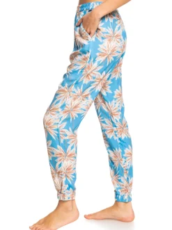 Roxy Badkleding*Easy Peasy - Strandbroek Voor Dames Azure Blue Palm Island