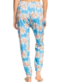 Roxy Badkleding*Easy Peasy - Strandbroek Voor Dames Azure Blue Palm Island