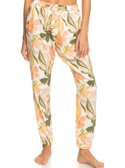 Roxy Badkleding*Easy Peasy - Strandbroek Voor Dames Bright White Subtly Salty Mult