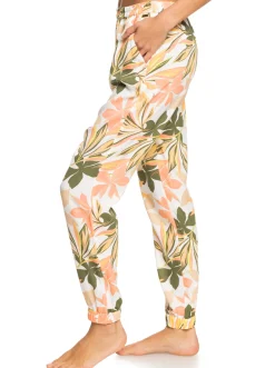 Roxy Badkleding*Easy Peasy - Strandbroek Voor Dames Bright White Subtly Salty Mult