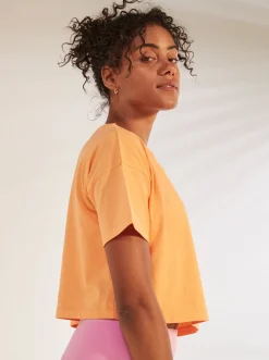 Roxy T-Shirts & Tops*Essential - Sport T-Shirt Voor Dames Mock Orange