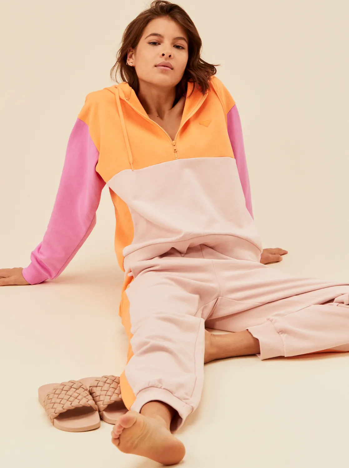 Roxy Broeken & Jeans*Essential Energy - Joggingbroek Voor Dames Peach Whip
