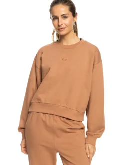 Roxy Sweatshirts & Hoodies*Essential Energy - Sweater Voor Dames Mocha Mousse