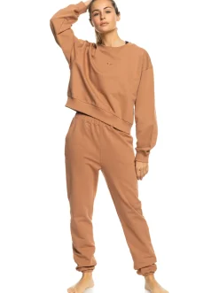 Roxy Sweatshirts & Hoodies*Essential Energy - Sweater Voor Dames Mocha Mousse