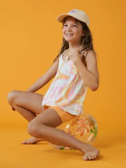 Roxy Accessoires*Fiji Flower - Baseball Cap Voor Meisjes Beige