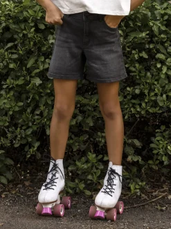 Roxy Rokken & Shorts*Find Your Way Back - Denim Bermuda Voor Meisjes 10-16 Anthracite