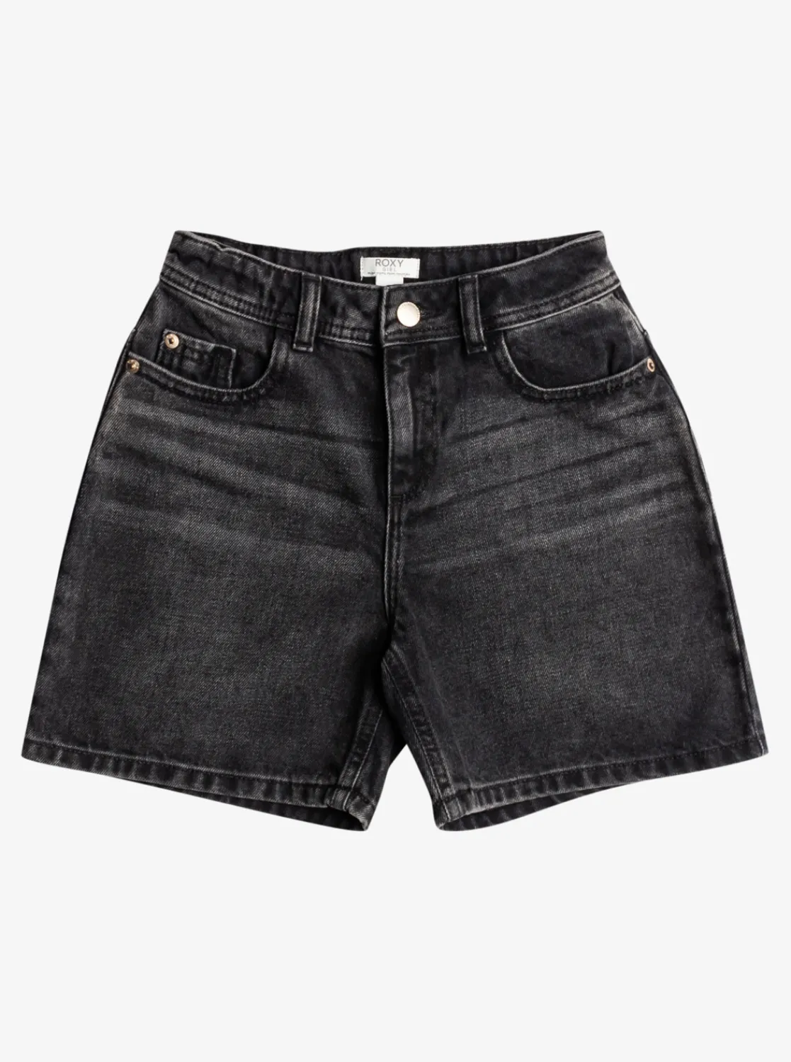 Roxy Rokken & Shorts*Find Your Way Back - Denim Bermuda Voor Meisjes 10-16 Anthracite