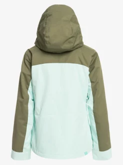 Roxy Snow-Jassen*Free Jet Block 2022 - Technisch Snowjack Voor Dames Fair Aqua
