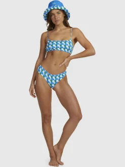 Roxy Bikini'S*Geo Vibe - Bralette Bikiniset Voor Dames Geo Vibe Almost Blue