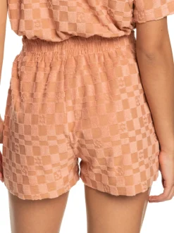 Roxy Shorts*Getaway Time - Short Van Badstof Voor Dames Cork