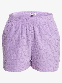 Roxy Shorts*Getaway Time - Short Van Badstof Voor Dames Purple Rose