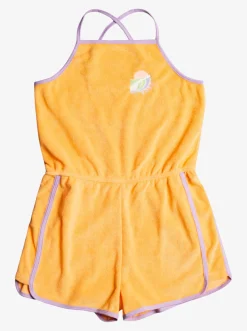 Roxy Jurken*Glitter In The Air - Strappy Playsuit Voor Meisjes 4-16 Mock Orange