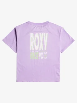 Roxy T-Shirts & Blouses*Gone To California - Oversized T-Shirt Voor Meisjes 10-16 Purple Rose