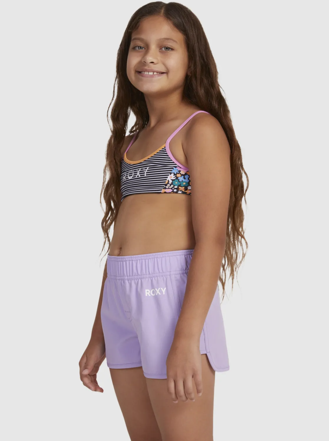 Roxy Surf*Good Waves Only - Boardshort Voor Meisjes 6-16 Purple Rose