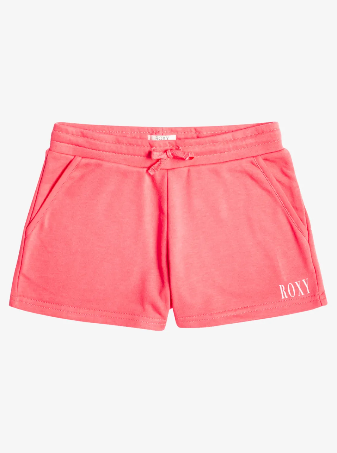 Roxy Jeans & Broeken*Happiness Forever Short Origin - Short Van Joggingstof Voor Meisjes 4-16 Sun Kissed Coral