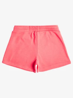 Roxy Jeans & Broeken*Happiness Forever Short Origin - Short Van Joggingstof Voor Meisjes 4-16 Sun Kissed Coral