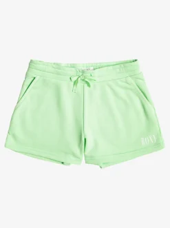 Roxy Jeans & Broeken*Happiness Forever Short Origin - Short Van Joggingstof Voor Meisjes 4-16 Pistachio Green