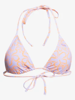 Roxy Bikini Tops*Hawaiian Heat - Langere Triangel-Bikinitop Voor Dames Mock Orange Hawaiianheat