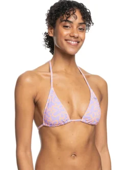 Roxy Bikini Tops*Hawaiian Heat - Langere Triangel-Bikinitop Voor Dames Mock Orange Hawaiianheat