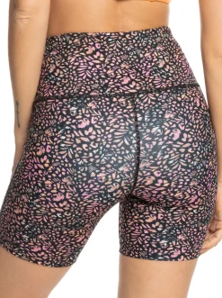 Roxy Shorts*Heart Into It - Technische Short Voor Dames Antracite Animal Dust
