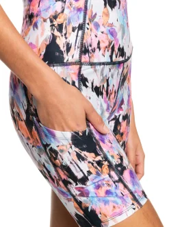 Roxy Shorts*Heart Into It - Technische Short Voor Dames Anthracite Tenderness