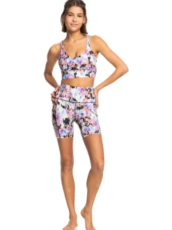 Roxy Shorts*Heart Into It - Technische Short Voor Dames Anthracite Tenderness
