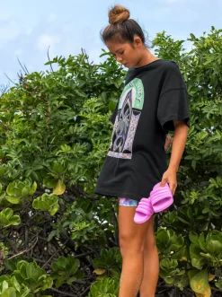 Roxy Shorts*Heart Into It - Technische Short Voor Dames Anthracite Tenderness
