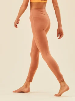 Roxy Broeken & Jeans*Heart Into It - Technische Legging Voor Dames Mocha Mousse