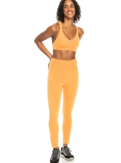 Roxy Broeken & Jeans*Heart Into It Ankle - Technische Legging Voor Dames Mock Orange