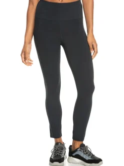 Roxy Broeken & Jeans*Heart Into It Ankle - Technische Legging Voor Dames Anthracite