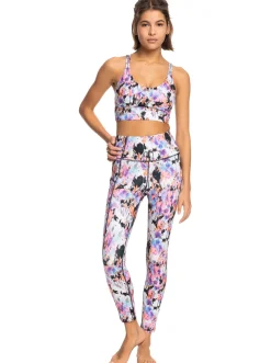 Roxy Broeken & Jeans*Heart Into It Ankle Pt - Technische Legging Voor Dames Anthracite Tenderness