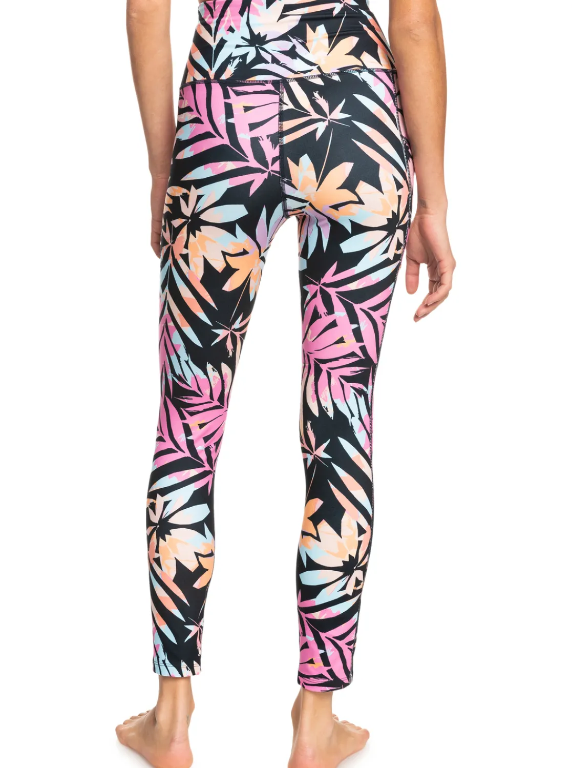 Roxy Broeken & Jeans*Heart Into It Ankle Pt - Technische Legging Voor Dames Anthracite Zebra Jungle
