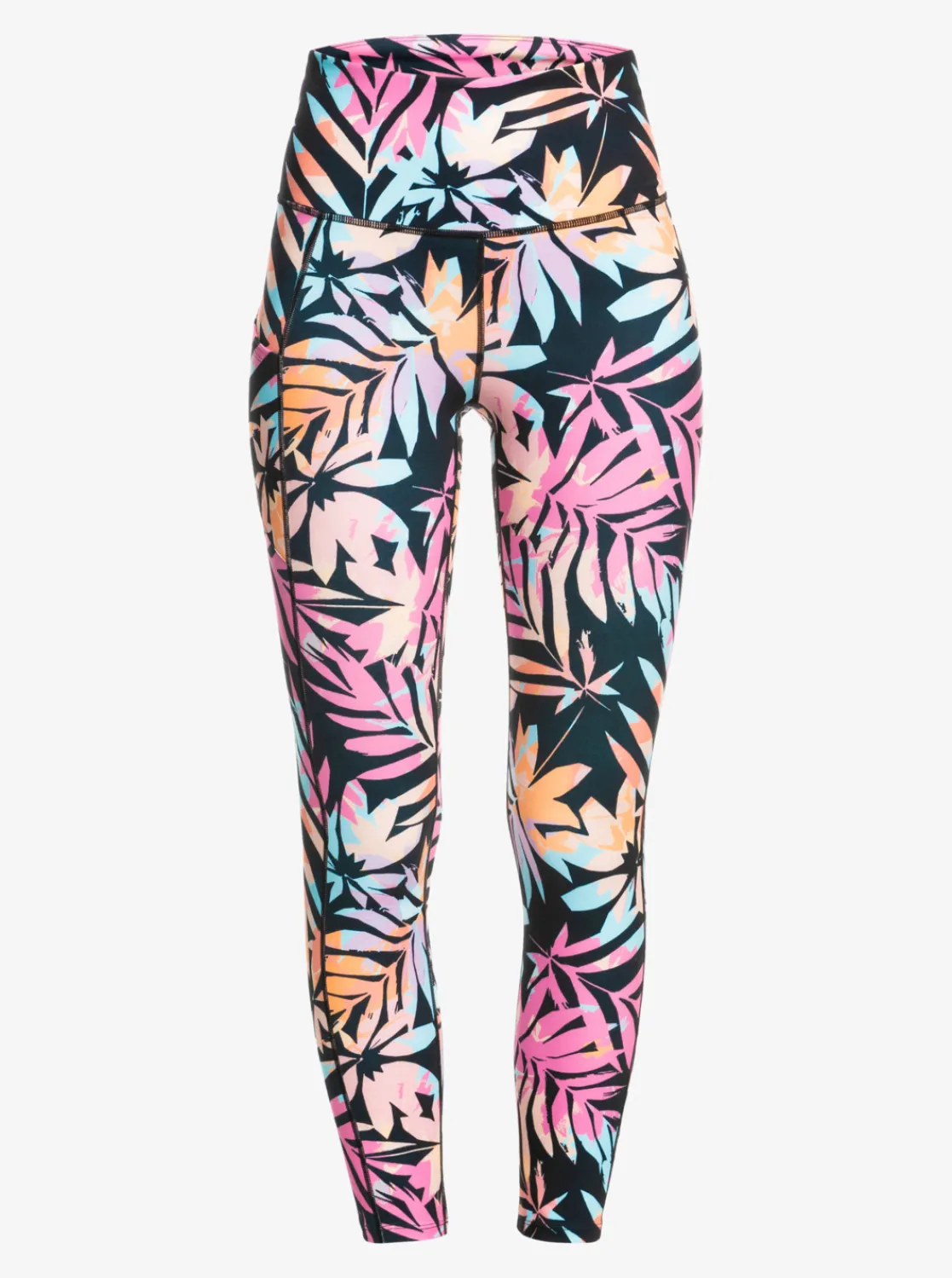 Roxy Broeken & Jeans*Heart Into It Ankle Pt - Technische Legging Voor Dames Anthracite Zebra Jungle