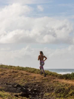 Roxy Broeken & Jeans*Heart Into It Ankle Pt - Technische Legging Voor Dames Anthracite Zebra Jungle