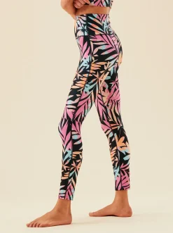 Roxy Broeken & Jeans*Heart Into It Ankle Pt - Technische Legging Voor Dames Anthracite Zebra Jungle