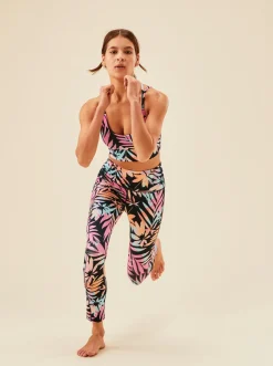Roxy Broeken & Jeans*Heart Into It Ankle Pt - Technische Legging Voor Dames Anthracite Zebra Jungle