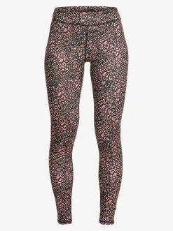 Roxy Broeken & Jeans*Heart Into It Pt - Technische Legging Voor Dames Antracite Animal Dust