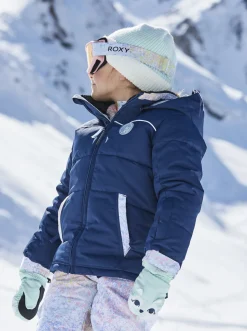 Roxy Snowboard Meisjes*Heidi 2022 - Geisoleerd Snowjack Voor Meisjes 2-7 Medieval Blue