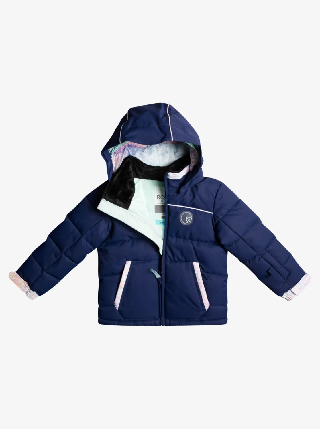 Roxy Snowboard Meisjes*Heidi 2022 - Geisoleerd Snowjack Voor Meisjes 2-7 Medieval Blue