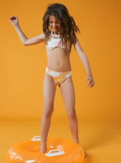 Roxy Swim*Hibiscus - Reversible Two Piece Bikini Set For Girls 6-16 Ambroisia Hibiscus Hype